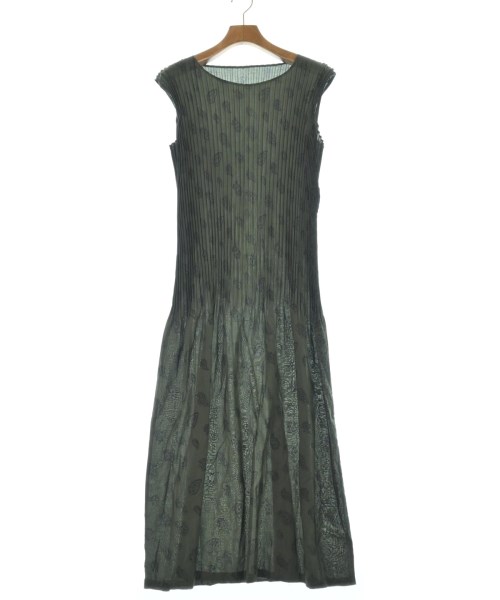 ISSEY MIYAKE(イッセイミヤケ)ワンピース カーキ サイズ:S/2200662001065