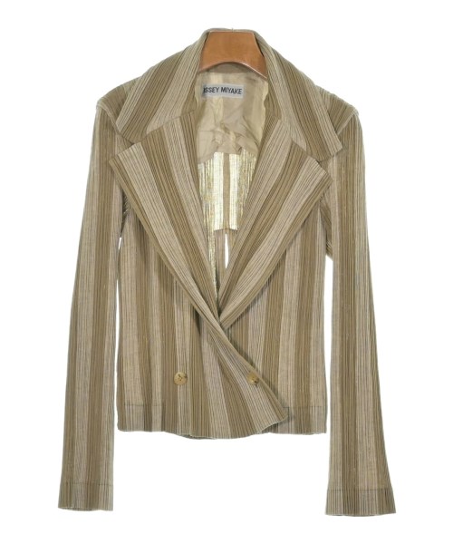 ISSEY MIYAKE(イッセイミヤケ)カジュアルジャケット 茶 サイズ:M/2200662001102