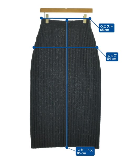 ISSEY MIYAKE（イッセイミヤケ）ロング・マキシ丈スカート 黒 サイズ:2(M位) レディース/2200665412110