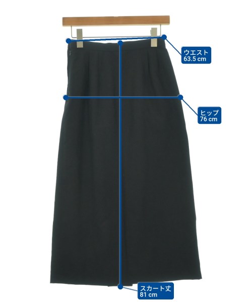 ISSEY MIYAKE（イッセイミヤケ）ロング・マキシ丈スカート 黒 サイズ:M レディース/2200665578083