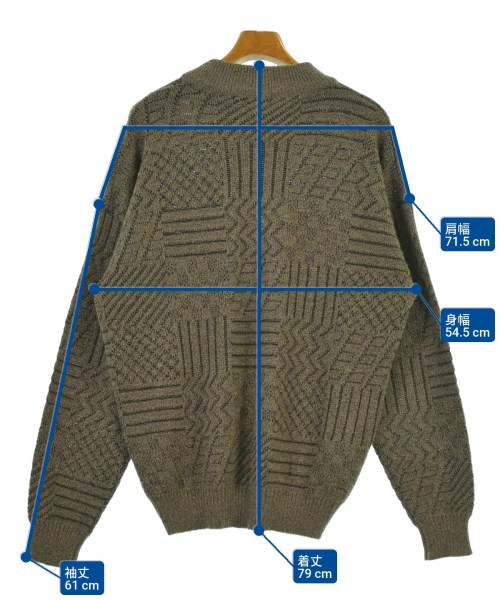 ISSEY MIYAKE（イッセイミヤケ）ニット・セーター 茶 サイズ:F メンズ/2200665729027