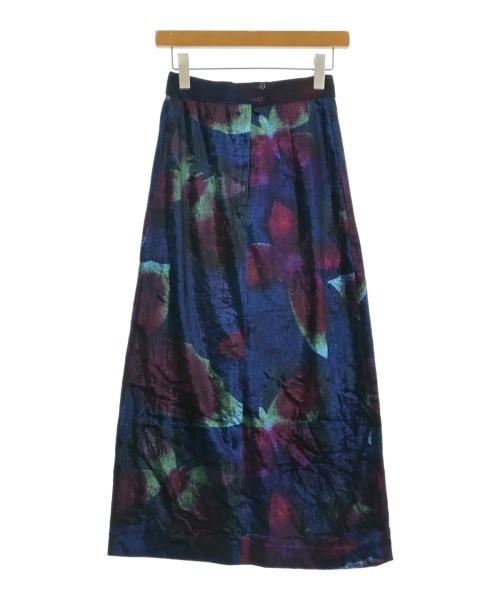 ISSEY MIYAKE(イッセイミヤケ)ひざ丈スカート 紺 サイズ:-(S位)/2200665729041