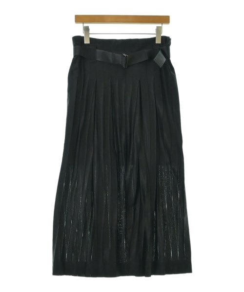 ISSEY MIYAKE(イッセイミヤケ)ロング・マキシ丈スカート 黒 サイズ:2(M位)/2200661857083