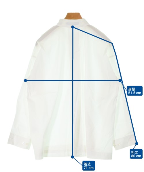 ISSEY MIYAKE（イッセイミヤケ）カジュアルシャツ 白 サイズ:2(M位) メンズ/2200667773035