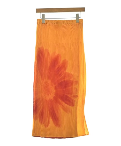 ISSEY MIYAKE(イッセイミヤケ)ロング・マキシ丈スカート 黄 サイズ:3(L位)/2200667924086