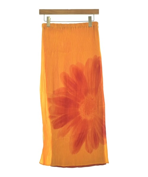 ISSEY MIYAKE（イッセイミヤケ）ロング・マキシ丈スカート 黄 サイズ:3(L位) レディース/2200667924086