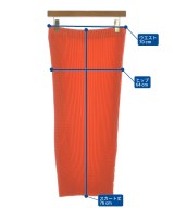 ISSEY MIYAKE（イッセイミヤケ）ロング・マキシ丈スカート オレンジ サイズ:2(M位) レディース/2200668022040