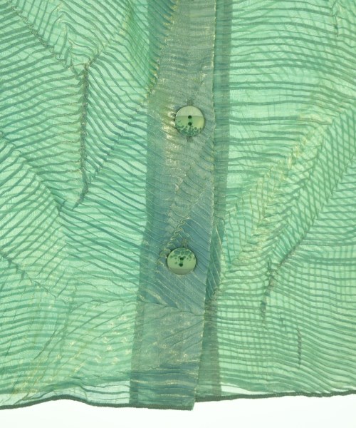 ISSEY MIYAKE（イッセイミヤケ）カジュアルシャツ 緑 サイズ:M レディース/2200670236084