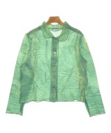 ISSEY MIYAKE（イッセイミヤケ）カジュアルシャツ 緑 サイズ:M レディース/2200670236084