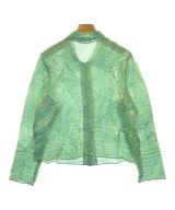 ISSEY MIYAKE（イッセイミヤケ）カジュアルシャツ 緑 サイズ:M レディース/2200670236084