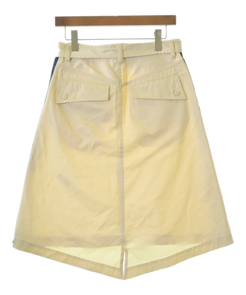 ISSEY MIYAKE（イッセイミヤケ）ひざ丈スカート 白 サイズ:2(M位) レディース/2200729595131