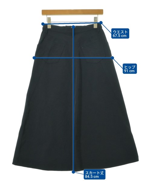 ISSEY MIYAKE（イッセイミヤケ）ロング・マキシ丈スカート 黒 サイズ:2(M位) レディース/2200729595162