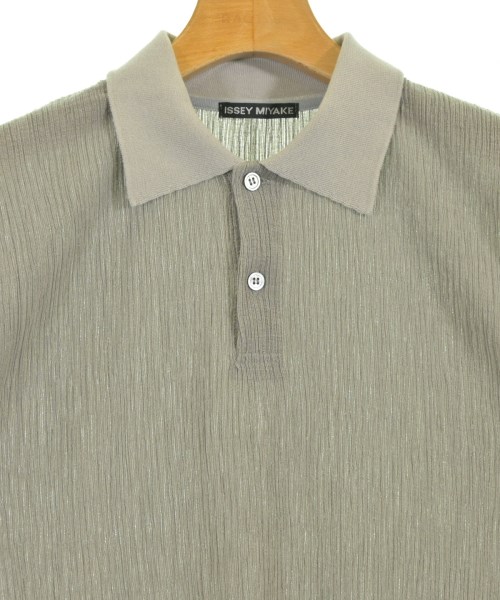 ISSEY MIYAKE（イッセイミヤケ）ポロシャツ グレー サイズ:3(L位) メンズ/2200730969211