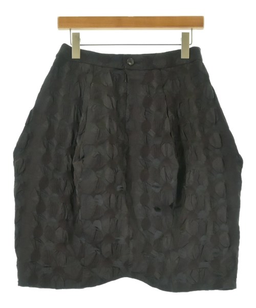 ISSEY MIYAKE（イッセイミヤケ）ひざ丈スカート 黒 サイズ:2(M位) レディース/2200731659012