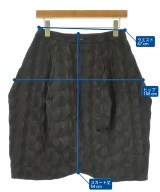 ISSEY MIYAKE（イッセイミヤケ）ひざ丈スカート 黒 サイズ:2(M位) レディース/2200731659012