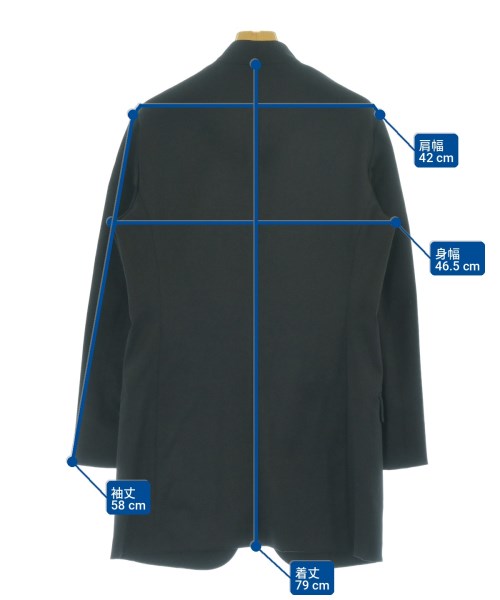 ISSEY MIYAKE（イッセイミヤケ）ノーカラージャケット 黒 サイズ:F レディース/2200732391034