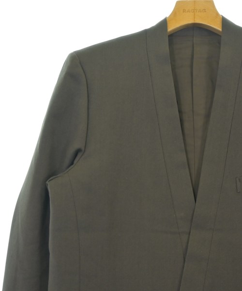 ISSEY MIYAKE（イッセイミヤケ）ノーカラージャケット 茶 サイズ:M レディース/2200732391041