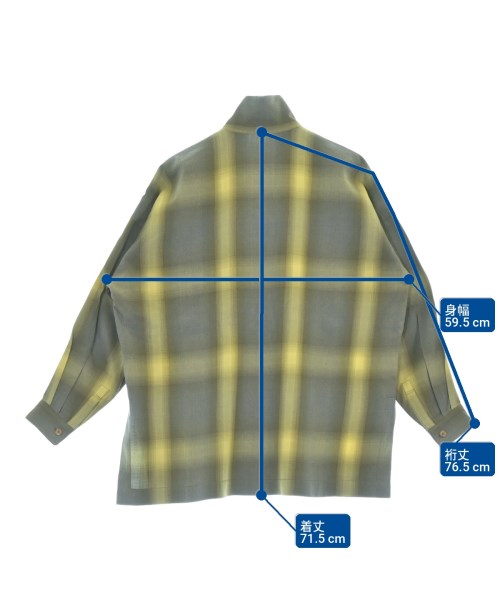 ISSEY MIYAKE（イッセイミヤケ）カジュアルシャツ グレー サイズ:M レディース/2200732391089
