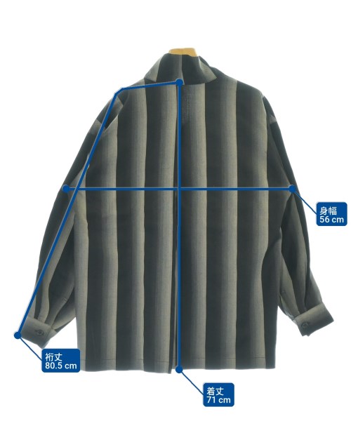 ISSEY MIYAKE（イッセイミヤケ）カジュアルシャツ グレー サイズ:M レディース/2200732391096