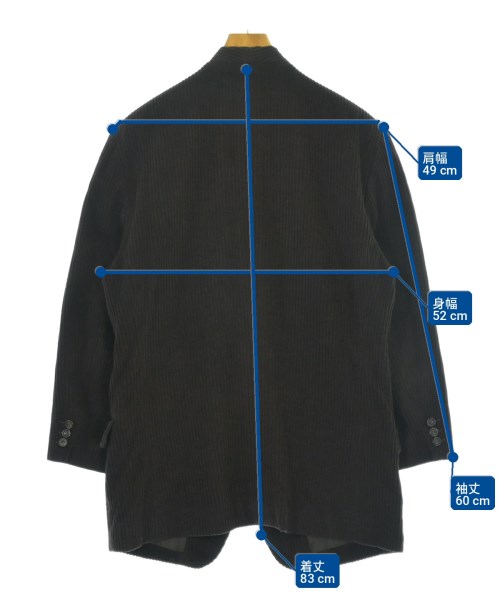 ISSEY MIYAKE（イッセイミヤケ）テーラードジャケット 茶 サイズ:M メンズ/2200732447014