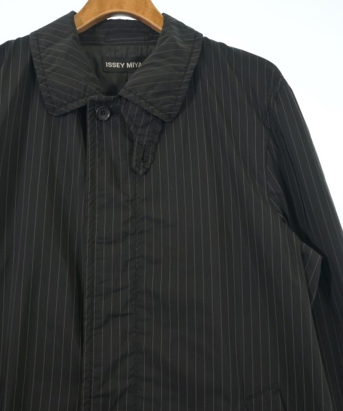ISSEY MIYAKE（イッセイミヤケ）ステンカラーコート 黒 サイズ:2(M位) メンズ/2200732675035