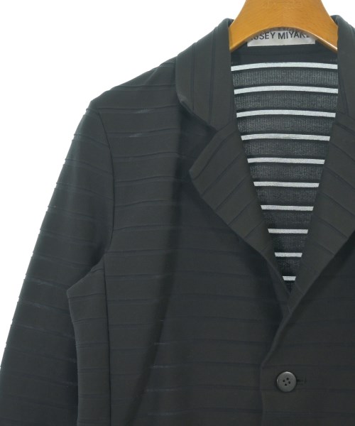 ISSEY MIYAKE（イッセイミヤケ）カジュアルジャケット 黒 サイズ:1(S位) レディース/2200712251044