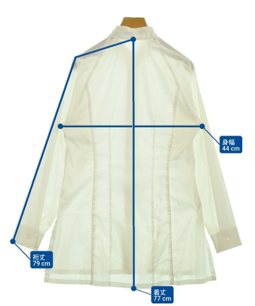 ISSEY MIYAKE（イッセイミヤケ）カジュアルシャツ 白 サイズ:2(M位) レディース/2200720048063