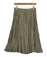 ISSEY MIYAKE（イッセイミヤケ）ひざ丈スカート カーキ サイズ:L レディース/2200724037209