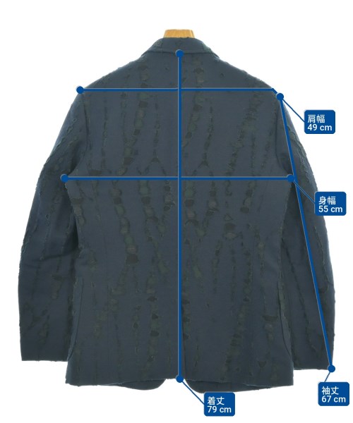 ISSEY MIYAKE MEN（イッセイ　ミヤケ　メン）ジャケット 紺 サイズ:2(M位) メンズ/2200725079024