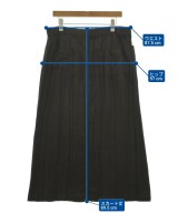 ISSEY MIYAKE（イッセイミヤケ）ひざ丈スカート 茶 サイズ:3(L位) レディース/2200726685088