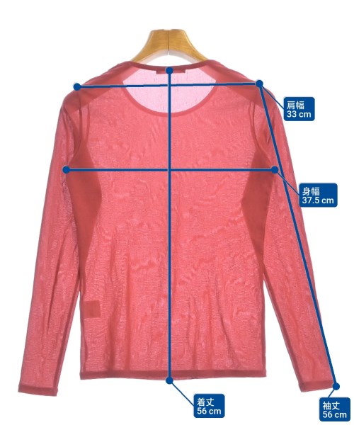 ISSEY MIYAKE（イッセイミヤケ）Tシャツ・カットソー 赤 サイズ:2(M位) レディース/2200680183064