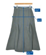 ISSEY MIYAKE（イッセイミヤケ）ロング・マキシ丈スカート カーキ サイズ:M レディース/2200680995025
