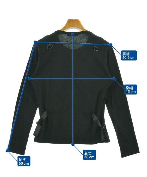 ISSEY MIYAKE（イッセイミヤケ）Tシャツ・カットソー 黒 サイズ:3(L位) レディース/2200681161160