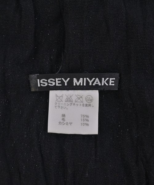 ISSEY MIYAKE（イッセイミヤケ）ストール 黒 サイズ:- メンズ/2200681751187