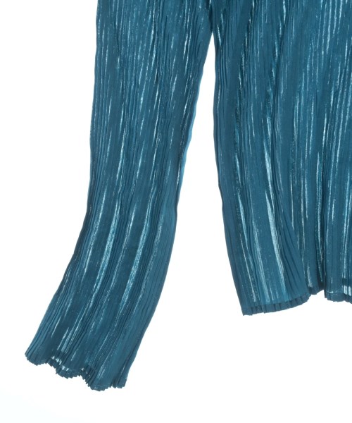 ISSEY MIYAKE（イッセイミヤケ）ブラウス 青 サイズ:2(M位) レディース/2200679922070