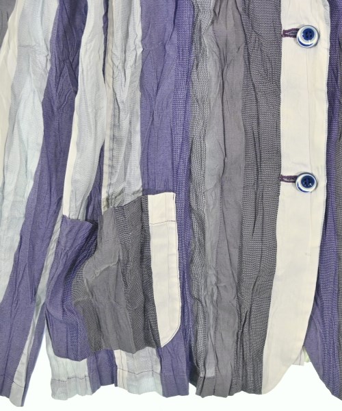 ISSEY MIYAKE（イッセイミヤケ）カジュアルジャケット 紫 サイズ:3(L位) レディース/2200688682071