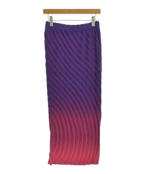 ISSEY MIYAKE（イッセイミヤケ）ロング・マキシ丈スカート 紫 サイズ:2(M位) レディース/2200689303166