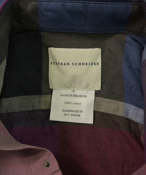 STEPHAN SCHNEIDER（ステファンシュナイダー）カジュアルシャツ 赤 サイズ:3(XS位) メンズ/2200627521713