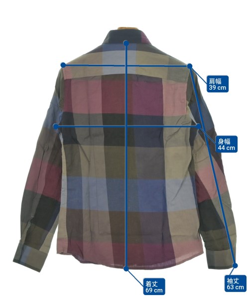 STEPHAN SCHNEIDER（ステファンシュナイダー）カジュアルシャツ 赤 サイズ:3(XS位) メンズ/2200627521713