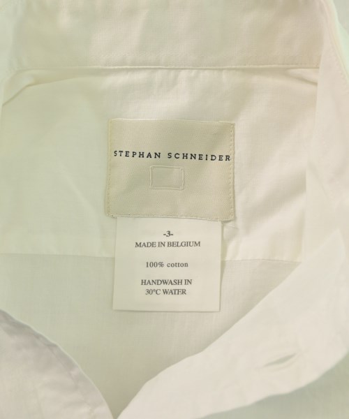 STEPHAN SCHNEIDER（ステファンシュナイダー）カジュアルシャツ 白 サイズ:3(XS位) メンズ/2200612077331
