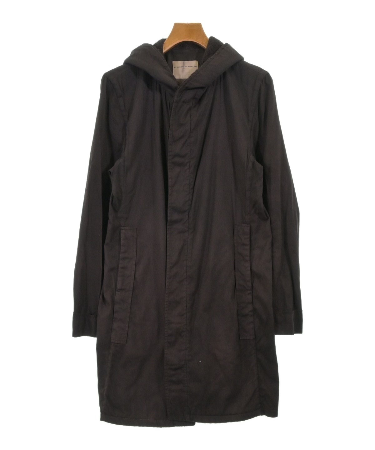 STEPHAN SCHNEIDER ウール フーデッドコート 4 Stefan Schneider フーデットコート GRAY 4（M) ステファン