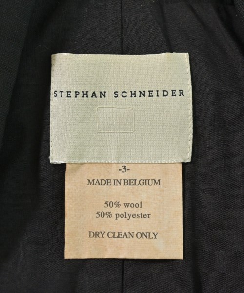 STEPHAN SCHNEIDER（ステファンシュナイダー）テーラードジャケット 黒 サイズ:3(XS位) メンズ/2200719147029