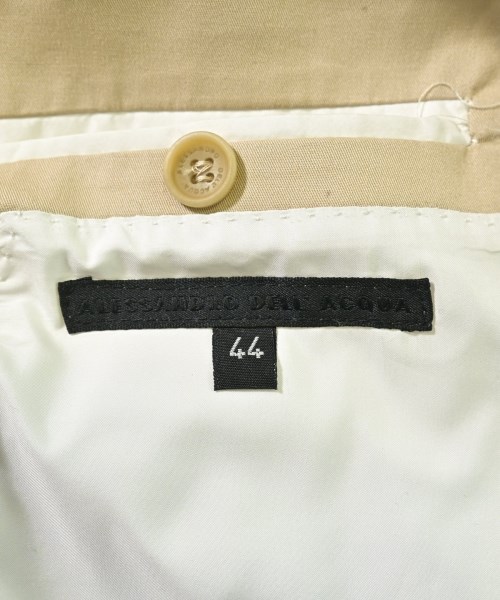 ALESSANDRO DELL'ACQUA（アレッサンドロデラクア）テーラードジャケット ベージュ サイズ:44(S位) メンズ/2200640521127