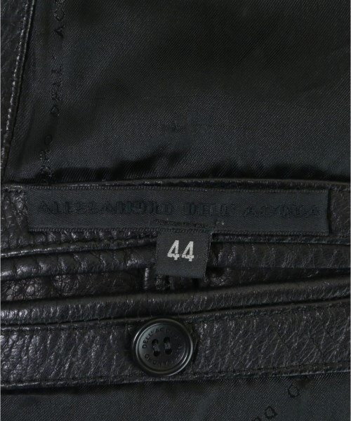 ALESSANDRO DELL'ACQUA（アレッサンドロデラクア）カジュアルジャケット 黒 サイズ:44(S位) メンズ/2200618752034