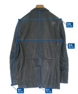 ALESSANDRO DELL'ACQUA（アレッサンドロデラクア）カジュアルジャケット 黒 サイズ:44(S位) メンズ/2200618752034