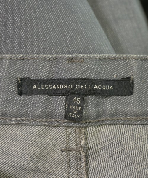 ALESSANDRO DELL'ACQUA（アレッサンドロデラクア）デニムパンツ グレー サイズ:46(M位) メンズ/2200714163086