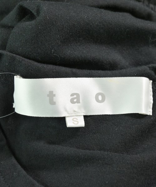 TAO（タオ）Tシャツ・カットソー 黒 サイズ:S レディース/2200556186199