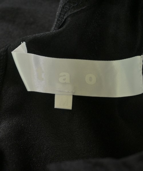 TAO（タオ）Tシャツ・カットソー 黒 サイズ:M レディース/2200634574047