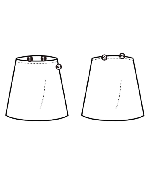 TAO（タオ）ロング・マキシ丈スカート 白 サイズ:M レディース/2200638589023