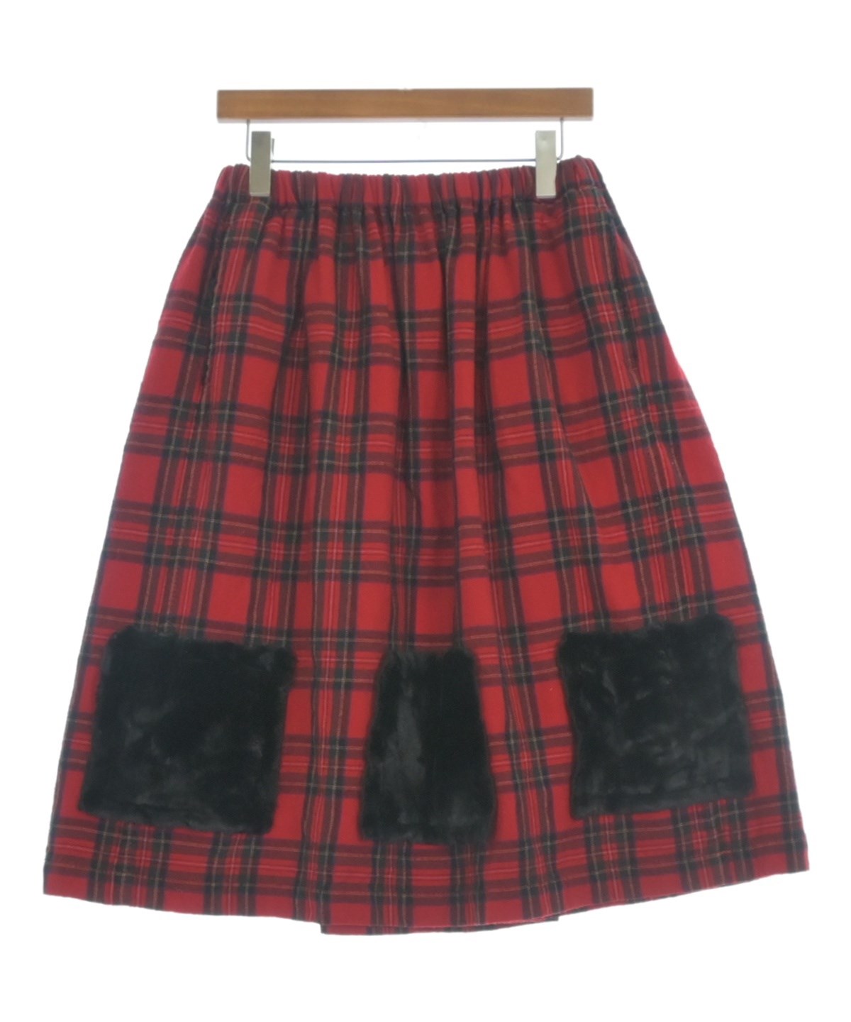 TAO（タオ）ひざ丈スカート 赤 サイズ:F レディース/2200623976043